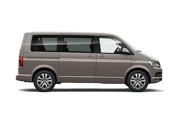 VW Caravelle 9 seater van rental in Iceland