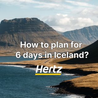 6 days travel plans in Iceland with a rental car