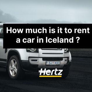 how much you will need to spend when renting a car in Iceland for a self drive trip