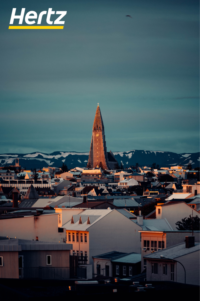 Paisaje de Reikiavik.