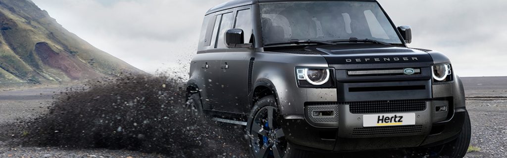 louez un nouveau Land Rover Defender en Islande