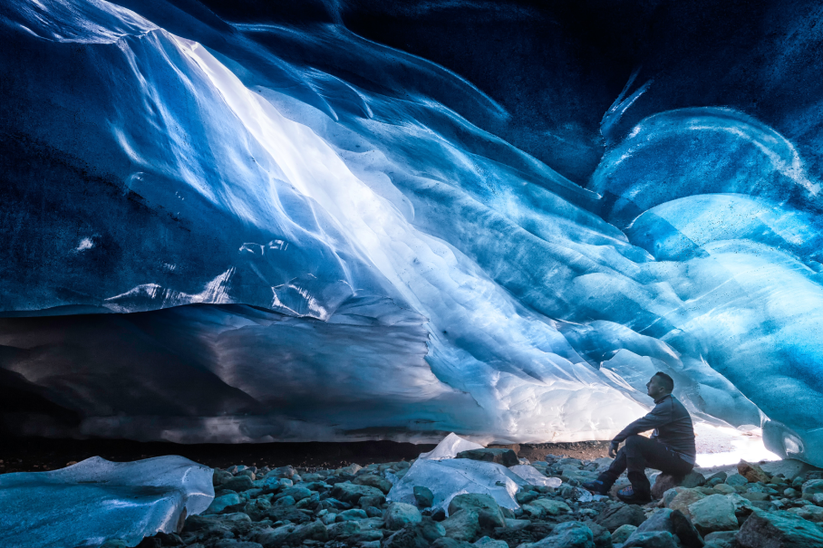 les grottes de glace en Islande