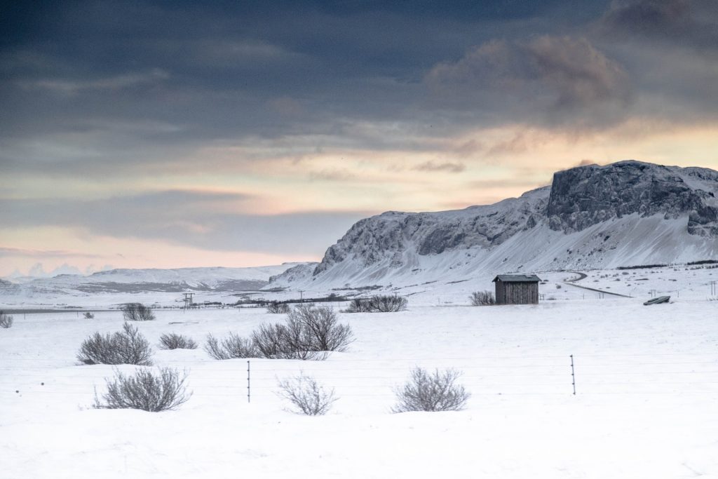 la météo change rapidement en Islande en hiver