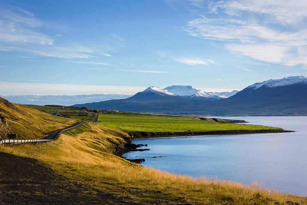 le nord de l'Islande en été