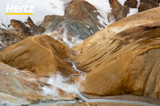 Kerlingarfjöll, une chaîne de montagnes située dans les hautes terres centrales de l’Islande, n’est accessible que pendant l'été