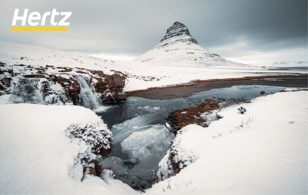 Kirkjufell en hiver, Islande, Snæfellsnes