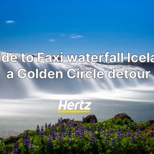 Travel guide to faxi waterfall as a golden circle detour