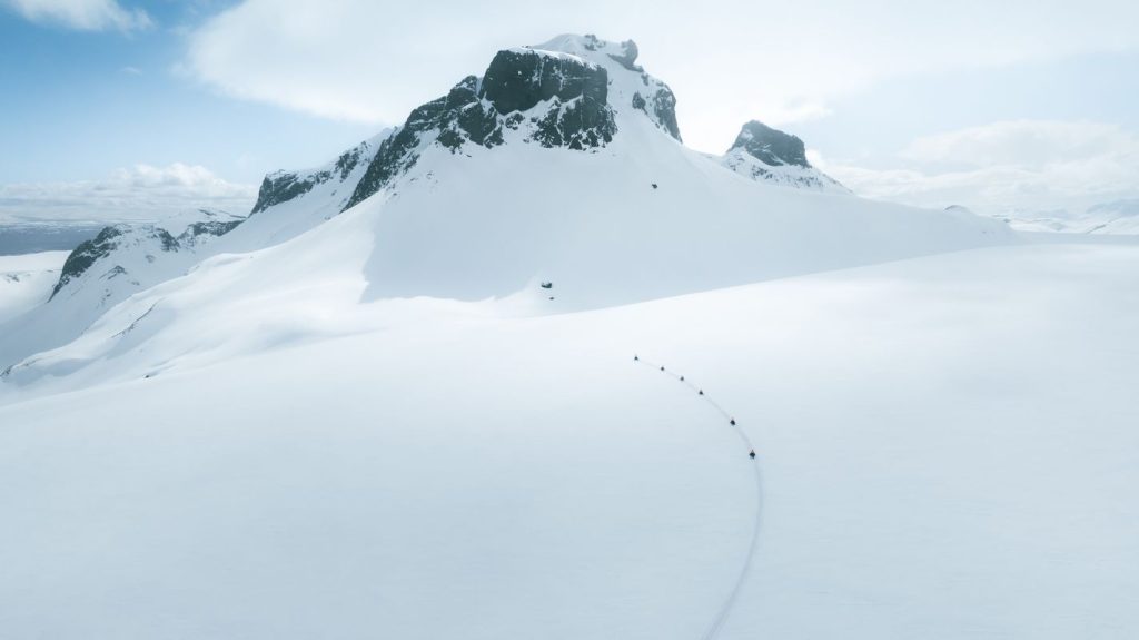 the Langjokull glacier is located close to golden circle