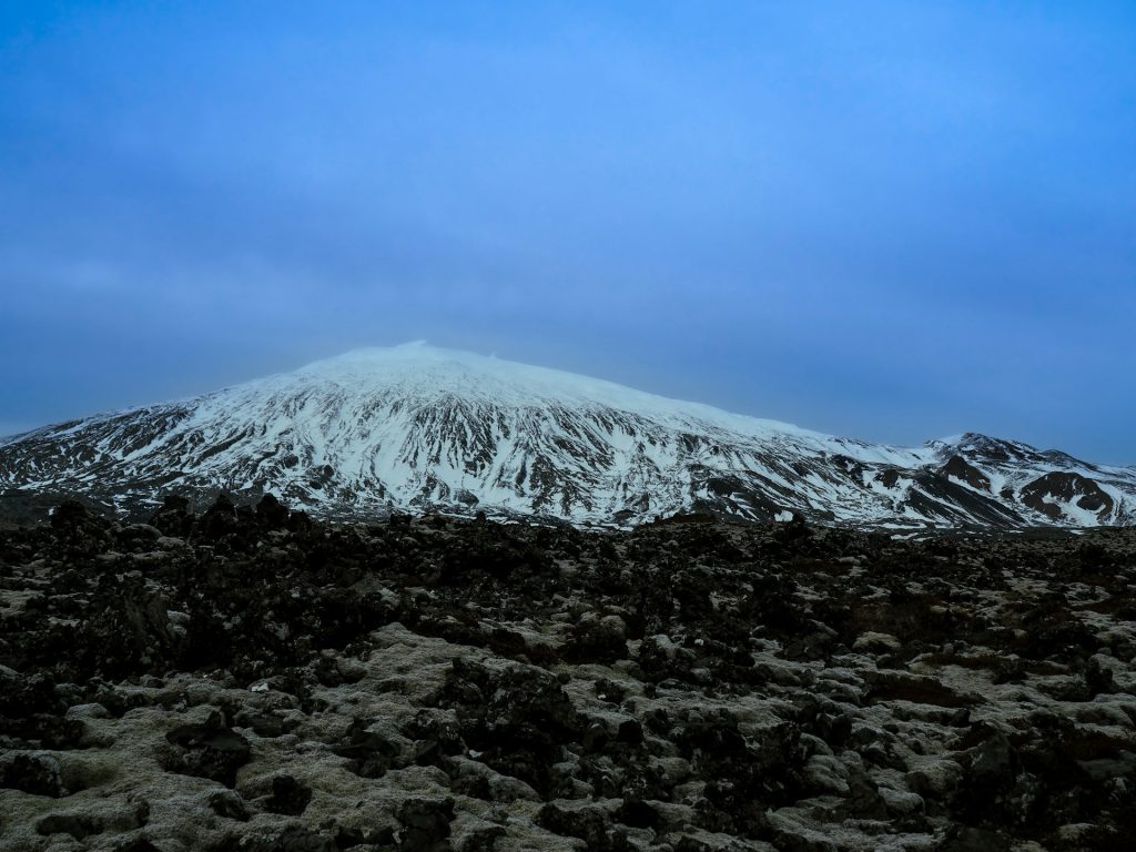 Snaefellsnes peninsula has a snaefellsjokull glaceir