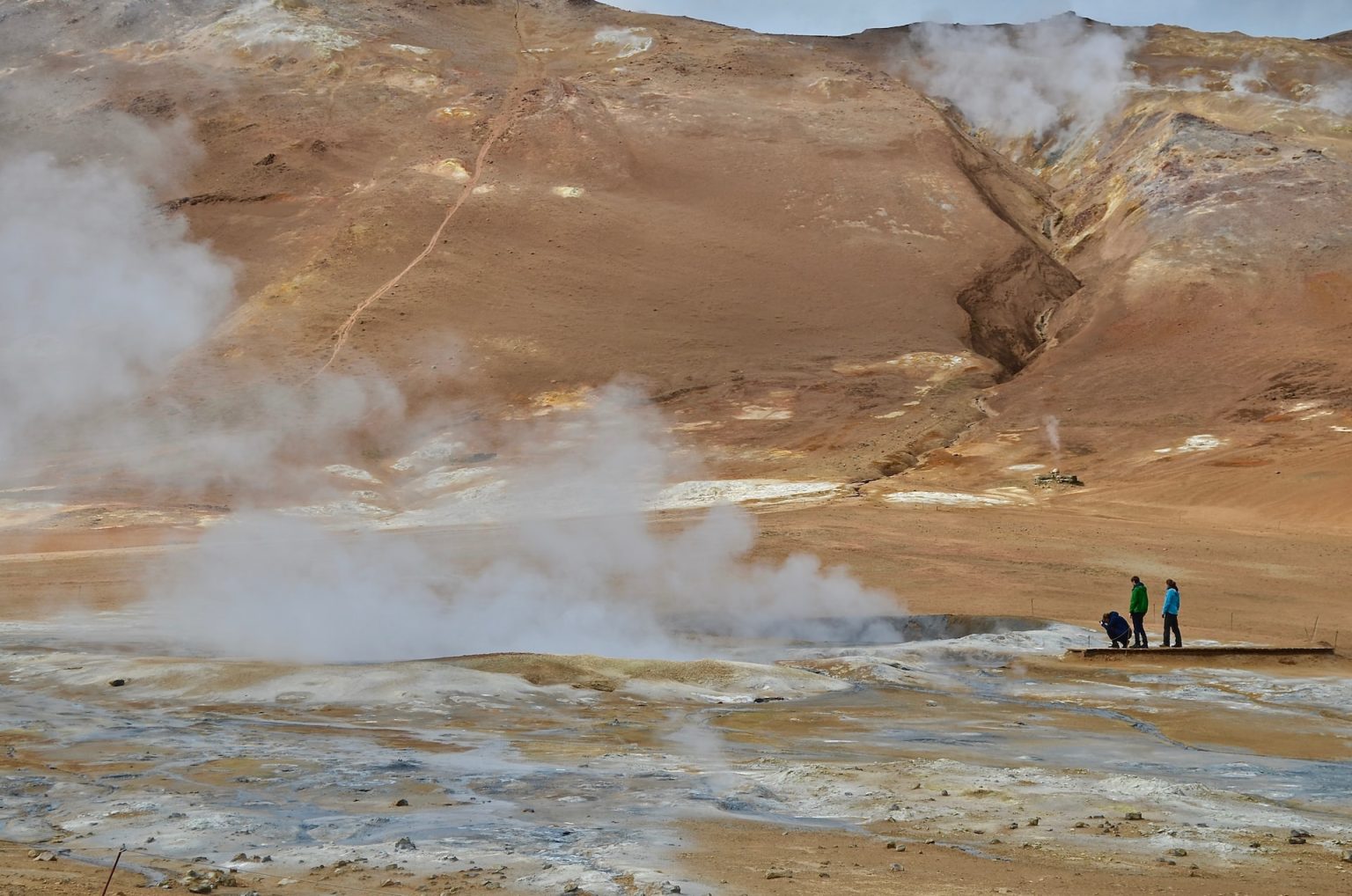 Zona geotérmica de Námaskarð.