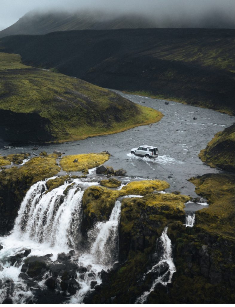 Car river crossing