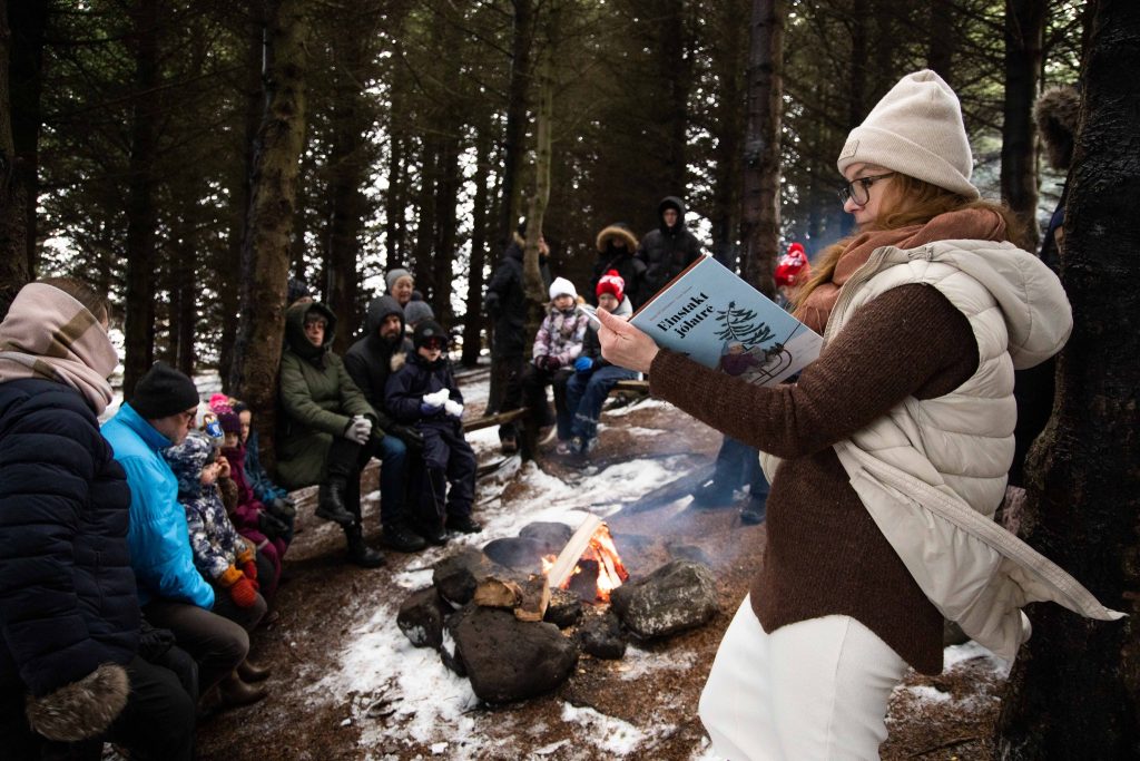 Heidmork Forest Christmas Market in Iceland