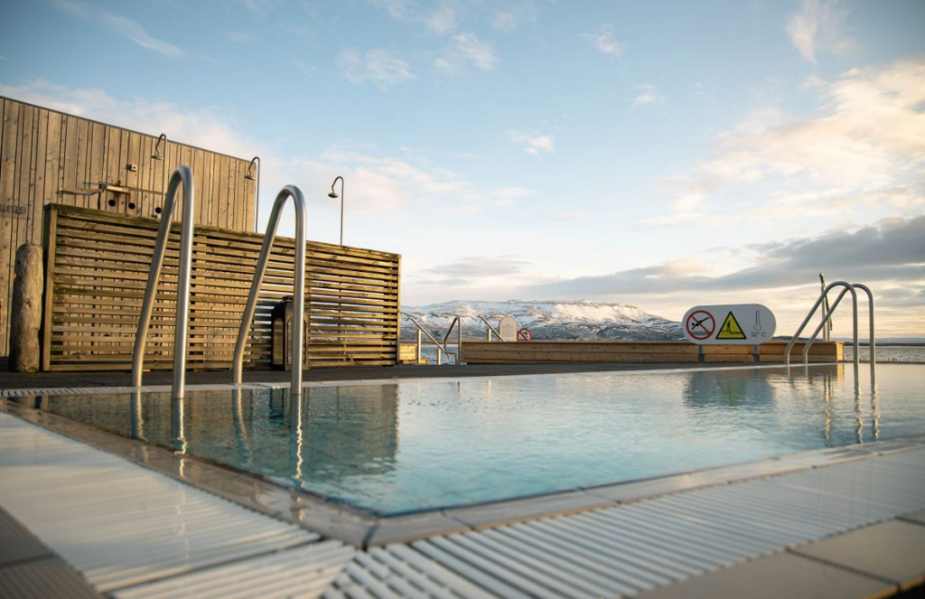 the fountana spa in Iceland 