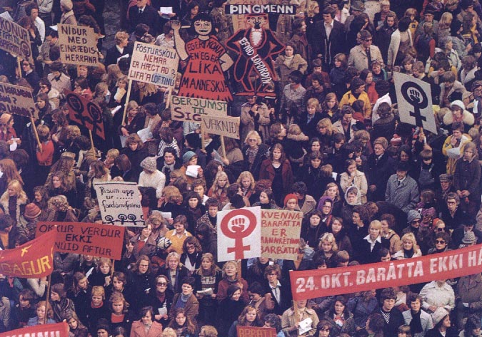 On October 24, 1975, Icelandic women made history with a nationwide strike to protest gender inequality.