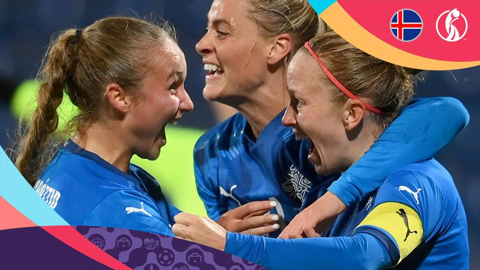 the women football team of Iceland