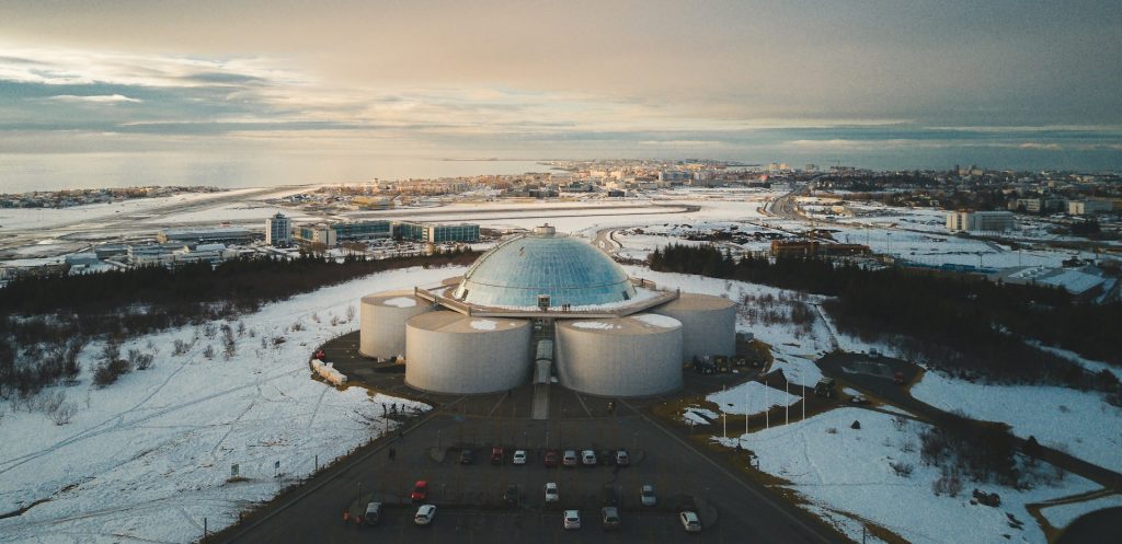 Perlan museum in Iceland reykjavik