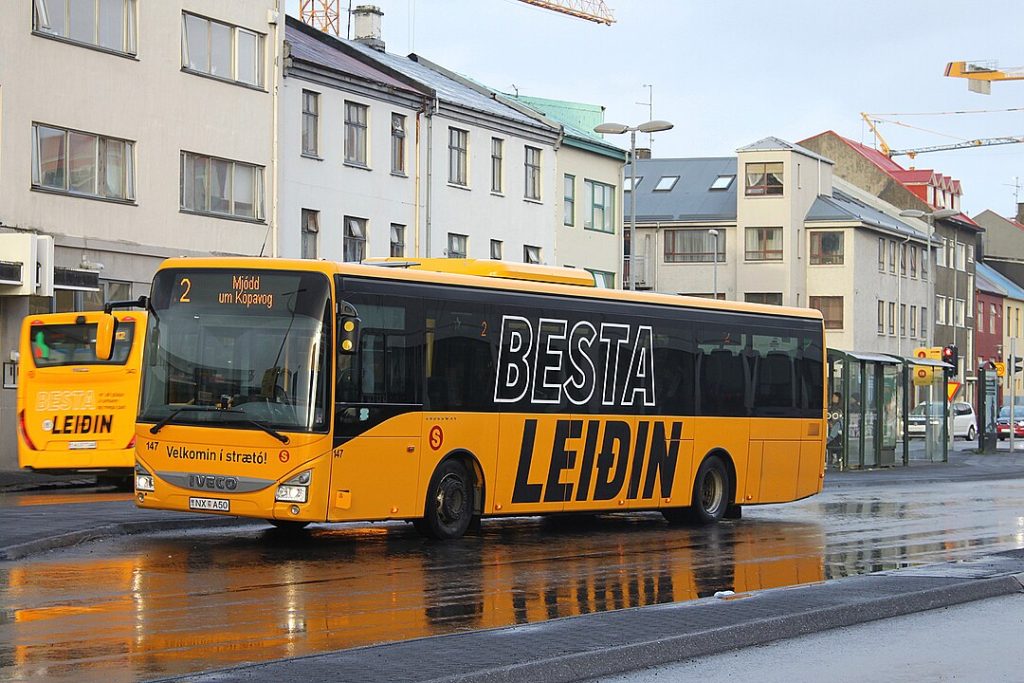 the public bus in iceland is called straeto