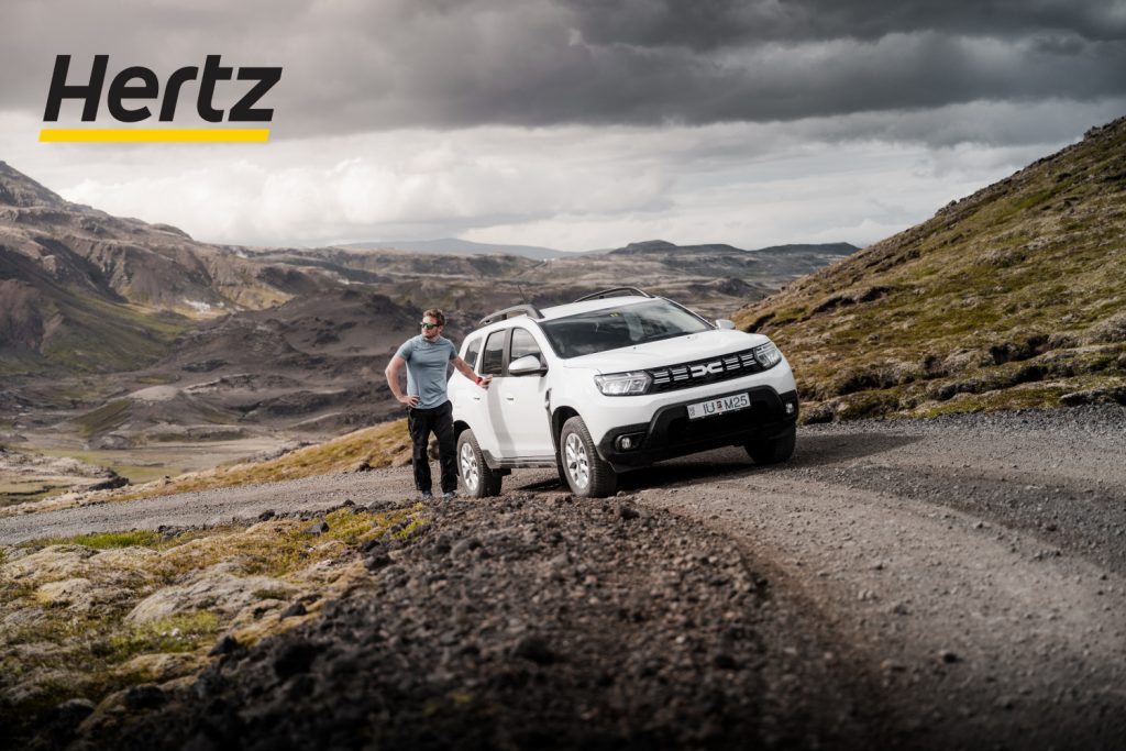 Rent a new Dacia duster with Hertz Iceland