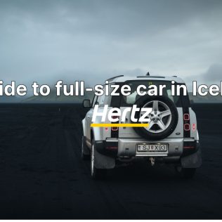 Full size rental car in Iceland what to rent