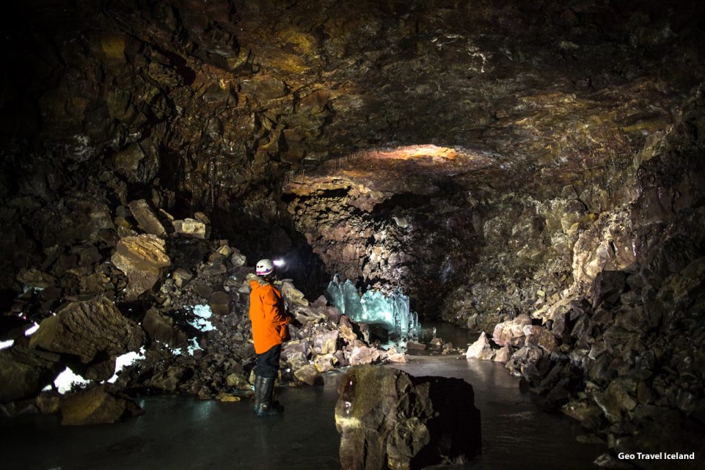 inside of the Lofthellir cave