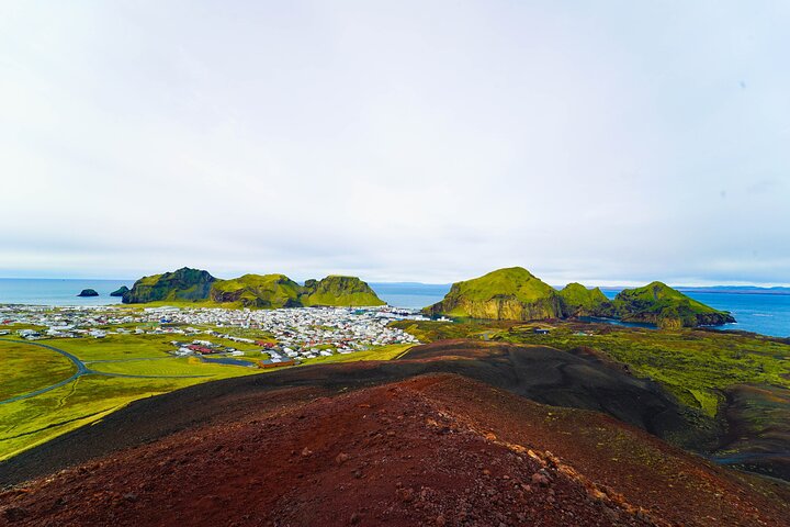 the Eldfell Volcano on Westman island