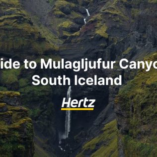 road trip guide of Múlagljúfur Canyon in South Iceland