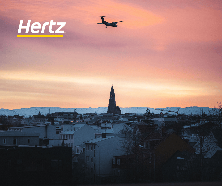 the Hallgrímskirkja church is located in the center of Reykjavik