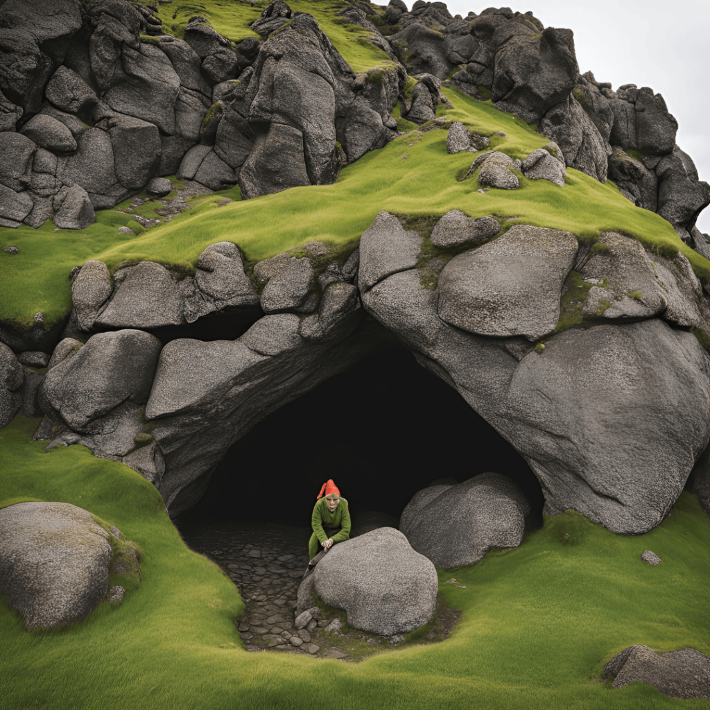 Icelander believe elfs lives inside caves