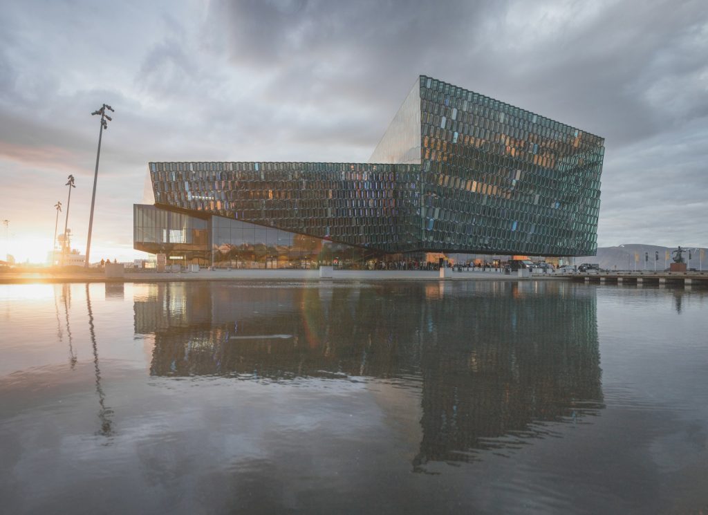 Harpa concert all located in Center Reyjavik area